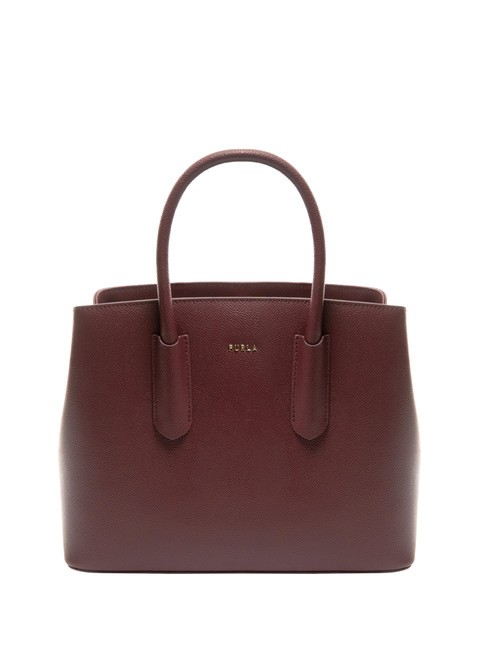 FURLA TESSA Sac cabas en cuir imprimé Andromeda Ribes / rouge - Sacs pour Femme