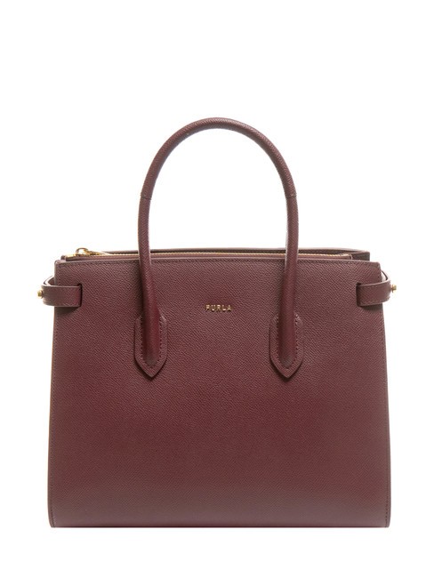 FURLA GARDENIA Sac à main en cuir imprimé Andromeda Ribes / rouge - Sacs pour Femme