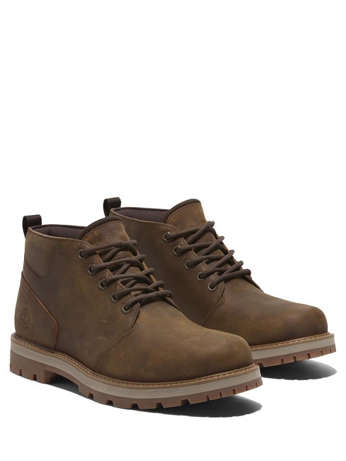 TIMBERLAND BRITTON ROAD  Chaussures en cuir imperméables rouille pleine fleur - Chaussures Homme