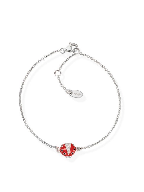 AMEN COCCINELLE Bracelet en argent avec coccinelle rhodium - Bracelets