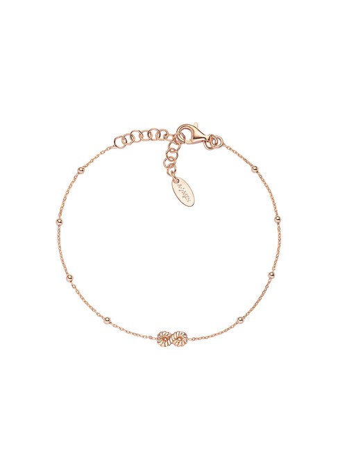 AMEN COCCOLE Bracelet en argent avec l'infini Rose - Bracelets