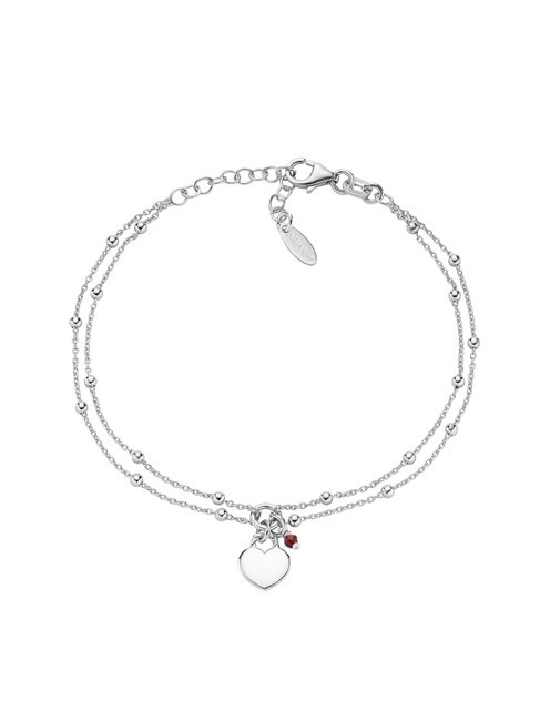 AMEN AMORE Bracelet argent breloque coeur rhodium - Bracelets