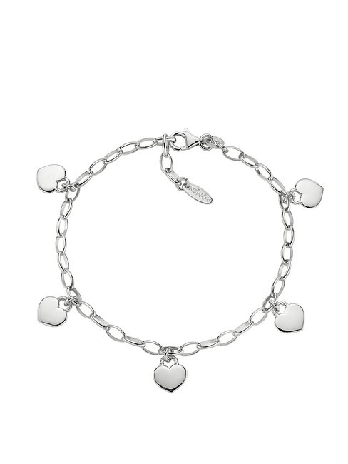 AMEN AMORE Bracelet en argent avec petits coeurs rhodium - Bracelets