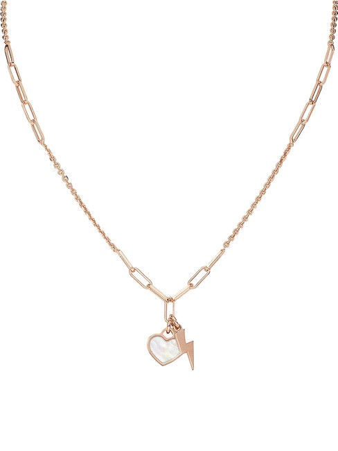 AMEN LE MADREPERLE Collier en argent avec pendentif Rose - Colliers