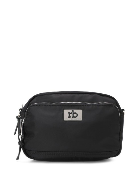 ROCCOBAROCCO GLORIA Petit sac bandoulière avec poche noir - Sacs pour Femme