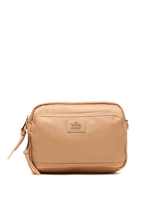 ROCCOBAROCCO GLORIA Petit sac bandoulière avec poche beige - Sacs pour Femme