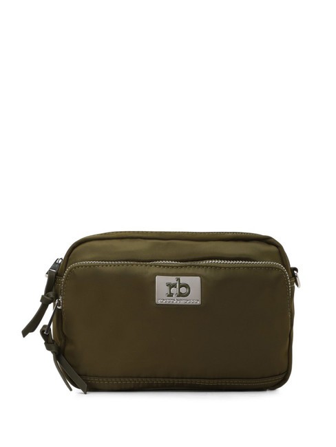 ROCCOBAROCCO GLORIA Petit sac bandoulière avec poche vert militaire - Sacs pour Femme