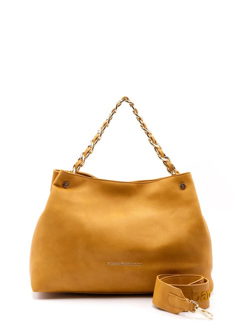 ROCCOBAROCCO ADELE Sac à main avec bandoulière jaune ocre - Sacs pour Femme