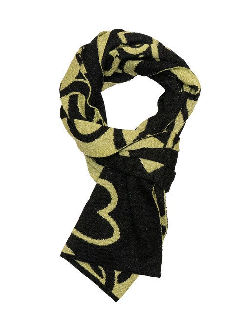 MOSCHINO HEARTS LUREX Foulard noir/vert - Écharpes