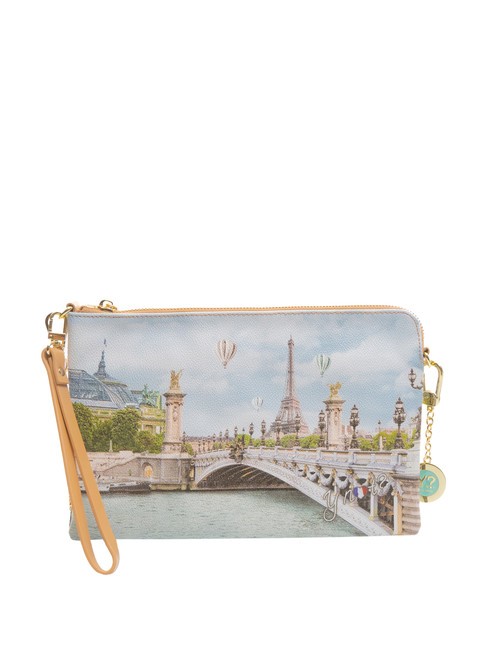 YNOT YESBAG Pochette avec manchette et bandoulière pont parisien - Sacs pour Femme