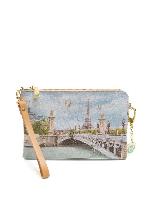 YNOT YESBAG Pochette avec manchette et bandoulière pont parisien - Sacs pour Femme