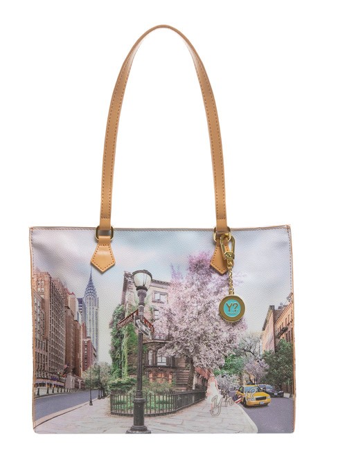 YNOT YESBAG Sac shopping carré New York est - Sacs pour Femme