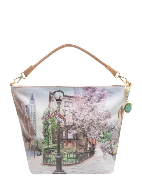 YNOT YESBAG Sac hobo porté épaule New York est - Sacs pour Femme