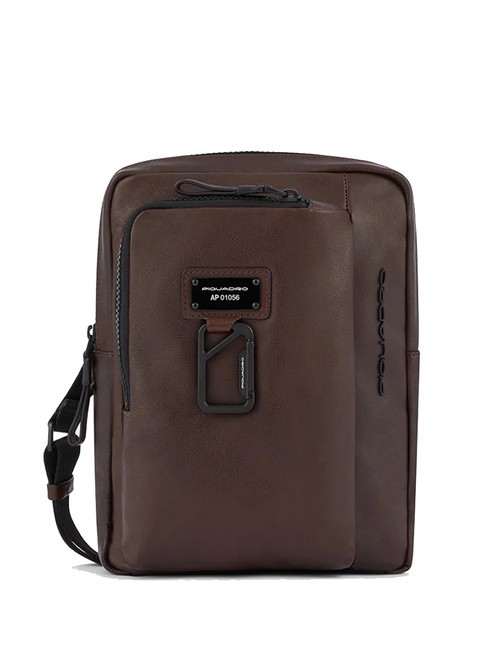 PIQUADRO HARPER Sac en cuir pour iPad 11 MORO - Sacs en Bandoulières pour Homme