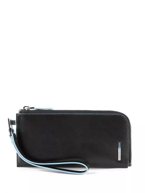 PIQUADRO BLUE SQUARE Support de téléphone portable Noir - Portefeuilles Homme