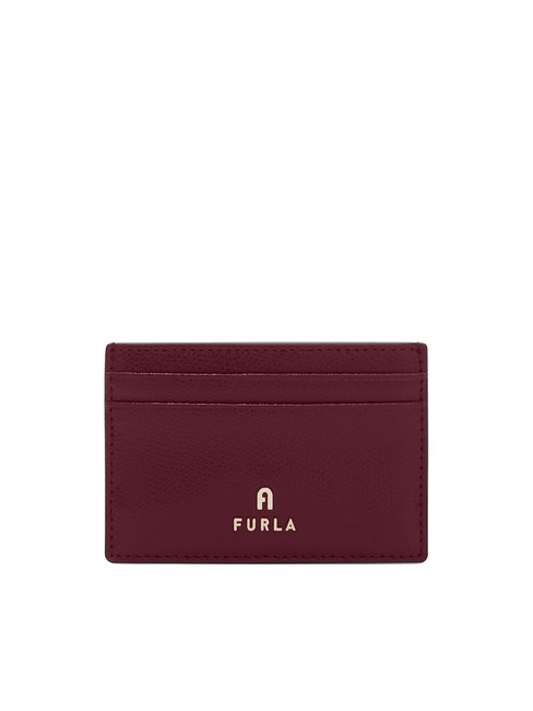 FURLA CAMELIA Porte-cartes en cuir Ribes / rouge - Portefeuilles Femme