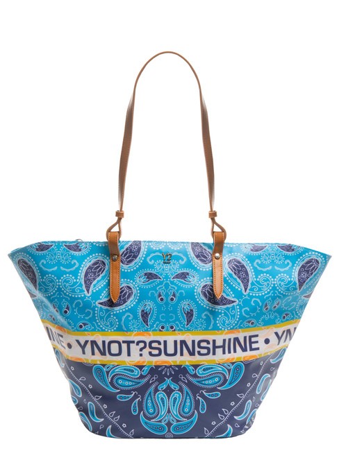 YNOT BANDANAS Grand sac shopping de plage bleu - Sacs pour Femme