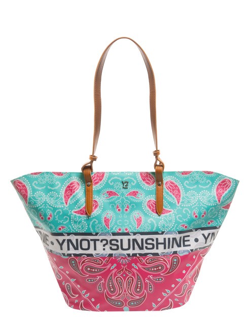 YNOT BANDANAS Grand sac shopping de plage rose - Sacs pour Femme