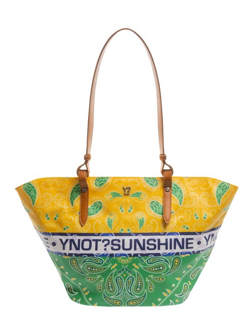 YNOT BANDANAS Sac shopping de plage moyen vert - Sacs pour Femme