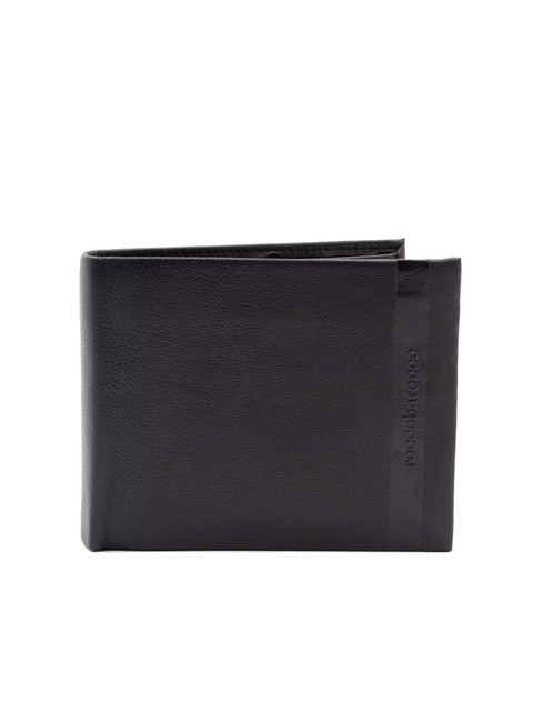 ROCCOBAROCCO STRIPE Portefeuille à rabat et porte-monnaie noir - Portefeuilles Homme