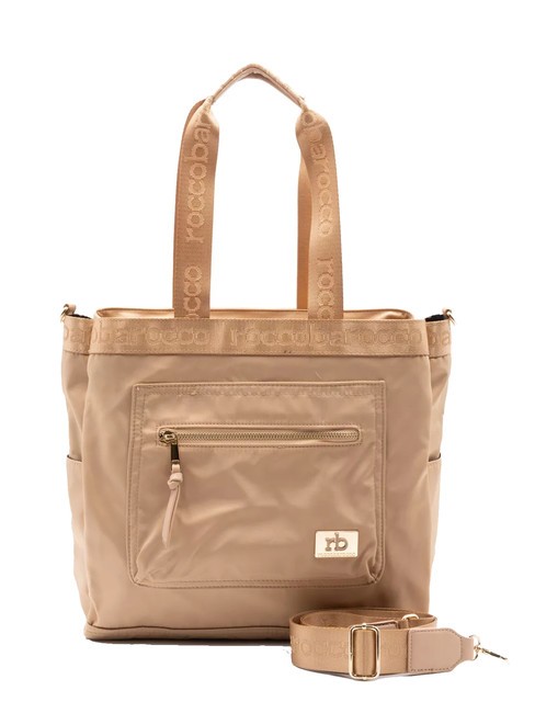 ROCCOBAROCCO GLORIA Sac bandoulière avec bandoulière beige - Sacs pour Femme