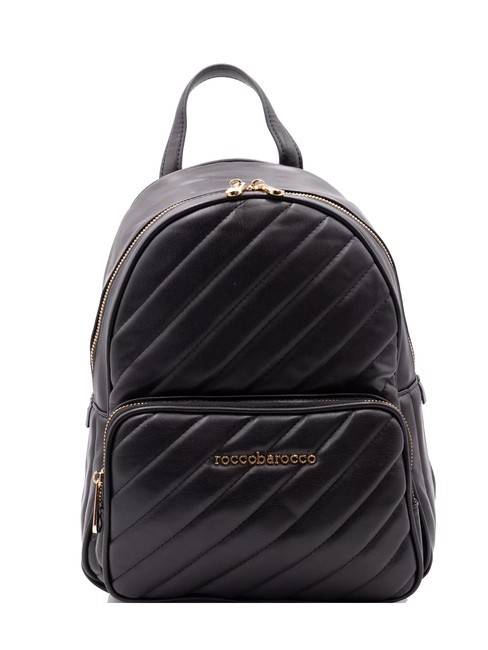 ROCCOBAROCCO GLAM Sac à dos matelassé avec poche noir - Sacs pour Femme