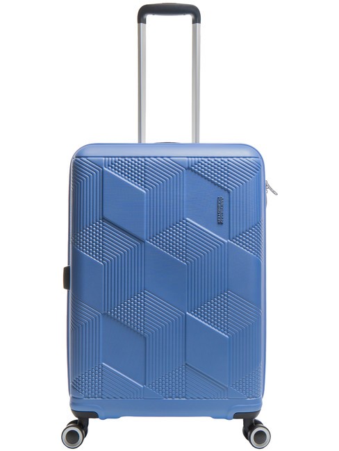 AMERICAN TOURISTER SUNCHASER  Chariot moyen bleu tranquille - Valises Rigides