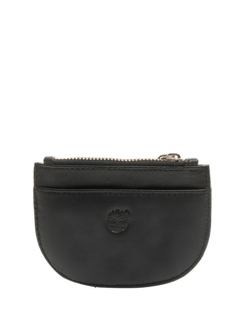 TIMBERLAND COIN Pochette à monnaie en cuir noir - Portefeuilles Femme