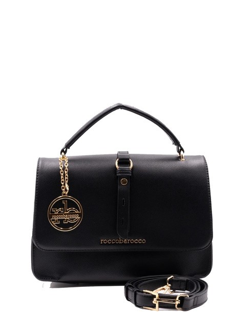 ROCCOBAROCCO GLAM Petit sac avec rabat et bandoulière noir - Sacs pour Femme