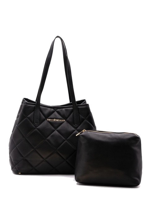 ROCCOBAROCCO GLAM Sac shopping avec pochette noir - Sacs pour Femme