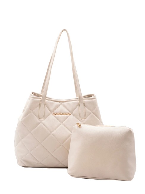 ROCCOBAROCCO GLAM Sac shopping avec pochette blanc - Sacs pour Femme