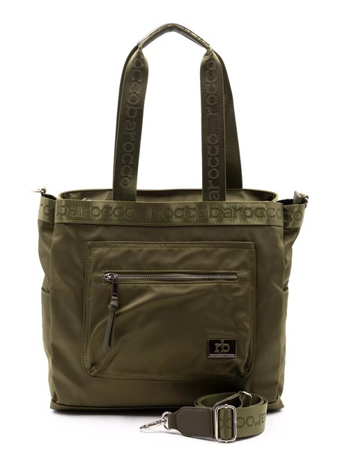 ROCCOBAROCCO GLORIA Sac bandoulière avec bandoulière vert militaire - Sacs pour Femme