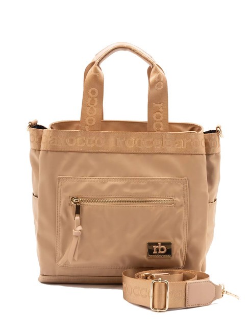 ROCCOBAROCCO GLORIA Sac cabas avec bandoulière beige - Sacs pour Femme