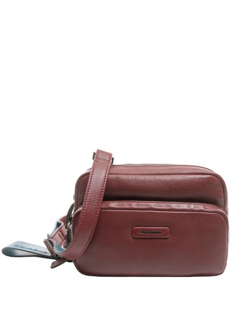 PIQUADRO MODUS SPECIAL Mini sac multifonction en cuir Bordeaux - Sacs pour Femme