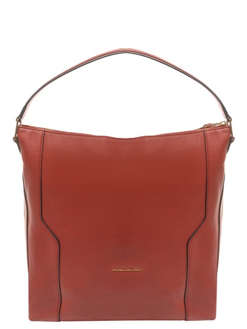 PIQUADRO W99 Sac d'épaule rouge 6 - Sacs pour Femme