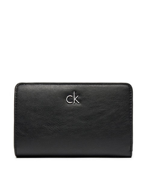 CALVIN KLEIN CK DAILY Portefeuille moyen à deux volets pvh noir - Portefeuilles Femme