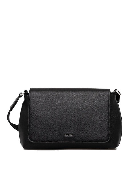 CALVIN KLEIN CK MUST Sac bandoulière à rabat pvh noir - Sacs pour Femme