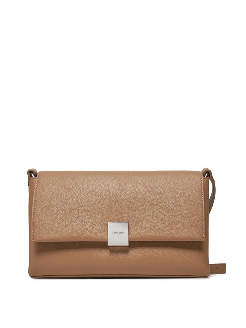 CALVIN KLEIN CK PLAQUE Sac bandoulière moyen amphore - Sacs pour Femme