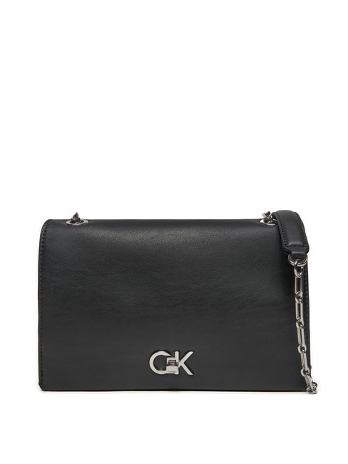 CALVIN KLEIN CK CONV CHAIN Sac à bandoulière convertible, sac crossbody pvh noir - Sacs pour Femme