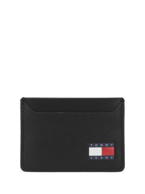 TOMMY HILFIGER TOMMY JEANS Heritage Porte-carte plat le noir - Portefeuilles Femme