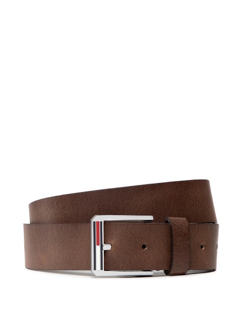 TOMMY HILFIGER LAYTON Ceinture en cuir Cognac - Ceintures