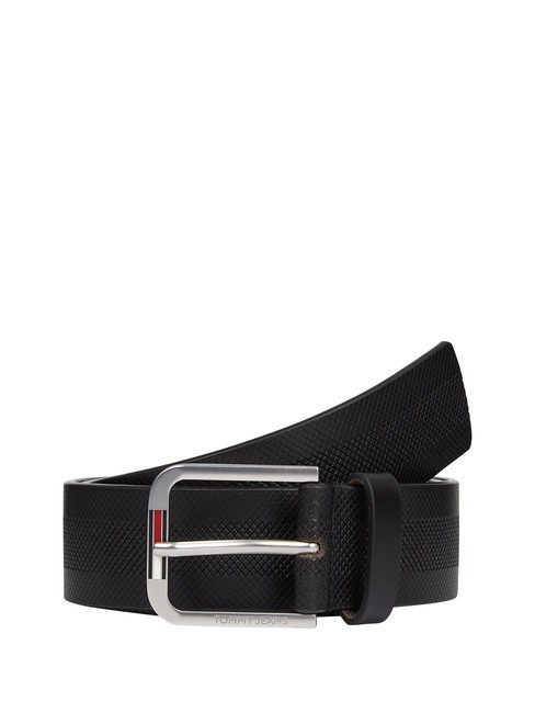 TOMMY HILFIGER TOMMY JEANS AUSTIN Ceinture en cuir le noir - Ceintures