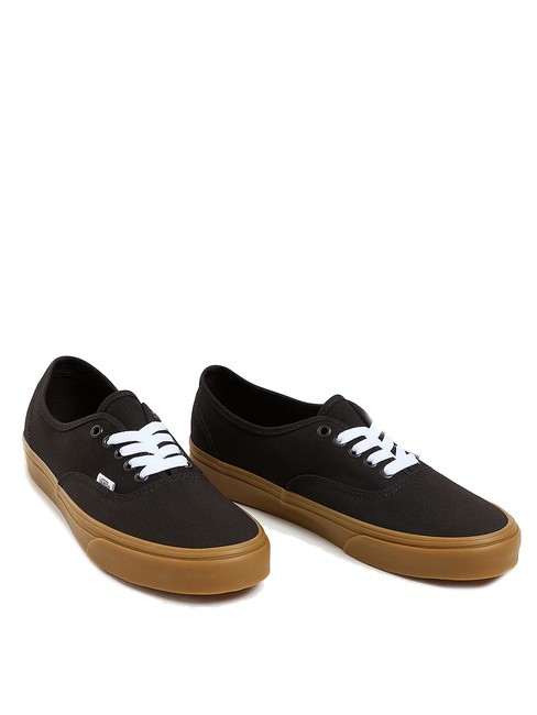 VANS AUTHENTIC Baskets en toile noir/gomme - Chaussures unisexe