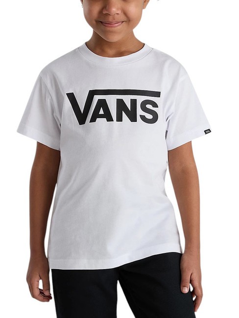 VANS VANS CLASSIC T-shirt en coton blanc noir - Tee-shirt enfant