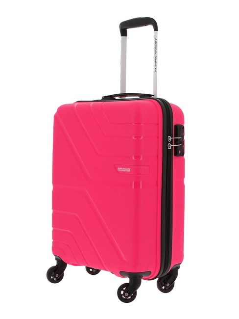 AMERICAN TOURISTER UPLAND Chariot à bagages à main rose - Valises cabine