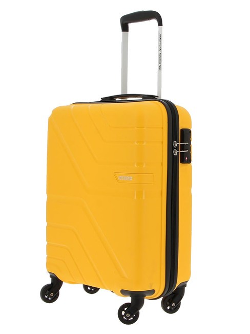 AMERICAN TOURISTER UPLAND Chariot à bagages à main jaune - Valises cabine