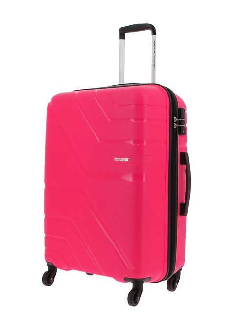 AMERICAN TOURISTER UPLAND Chariot de taille moyenne rose - Valises Rigides