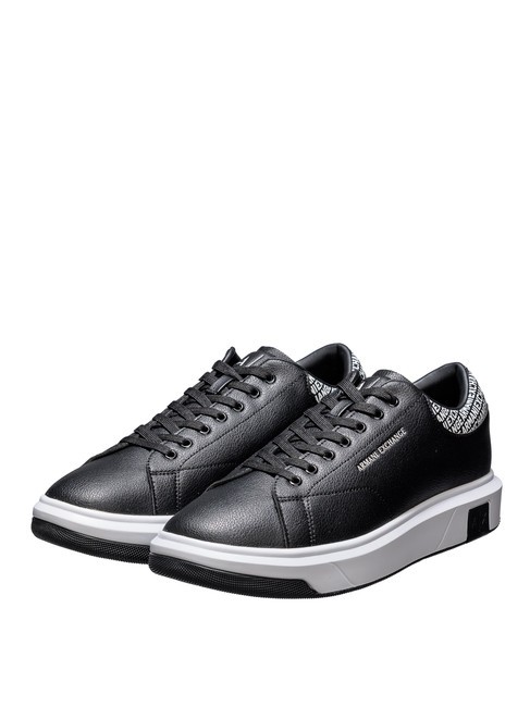 ARMANI EXCHANGE A|X Baskets noir+blanc op. - Chaussures Homme