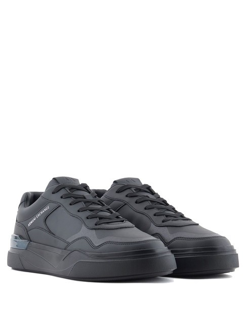 ARMANI EXCHANGE A|X Baskets pour hommes Noir / noir - Chaussures Homme