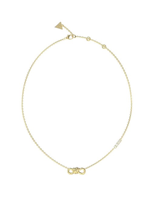 GUESS MODERN LOVE Collier noeud or jaune - Colliers